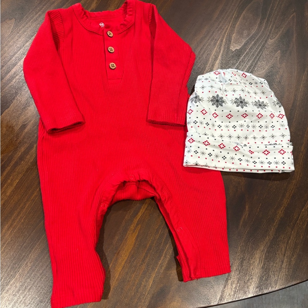 Honest company baby holiday outfit
